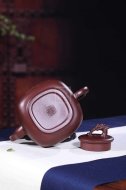 《清心雅逸》宜兴紫砂壶工艺美术师纯手工创新壶泡茶壶底槽青茶具
