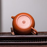 《桑扁》宜兴紫砂壶工艺美术师手工大红袍茶壶