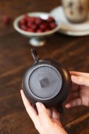 《长乐》紫砂壶中国工艺美术大师全手工纯制壶黑泥