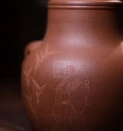 《汲古茶仓高款》段紫砂茶壶0cc全手工宜兴原矿紫砂喝茶壶