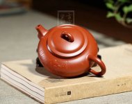 《圆韵壶》宜兴创新壶紫砂工艺美术师手工大红袍泡茶壶套壶