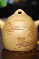 《秦权》宜兴紫砂壶助理工艺美术师手工黄龙山本山段泥秦权茶壶茶具