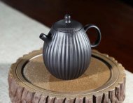 《亭亭玉立》宜兴紫砂壶纯手工工艺美术师石黄泥茶具