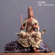 《四大菩萨》宜兴紫砂壶手工紫砂茶壶茶具紫砂