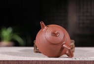 《朴雅》宜兴紫砂壶原红降坡泥全手工纯手工茶壶茶具创新壶
