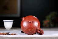 《金丝西施》宜兴纯手工紫砂壶大红袍西施