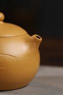 《西施》宜兴高级工艺美术师手工紫砂壶西施泡茶壶茶具黄金段泥