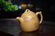 《秦权》宜兴紫砂壶助理工艺美术师手工黄龙山本山段泥秦权茶壶茶具