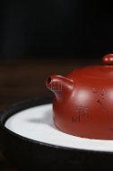 《半月》宜兴紫砂壶工艺美术师纯手工大红袍半月大泡茶壶