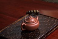 《佛肚竹》宜兴紫砂壶茶壶工艺美术师手工清水泥