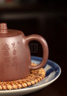 《汉铎》汉铎宜兴紫砂壶纯手工助理工艺美术师茶壶玉砂料