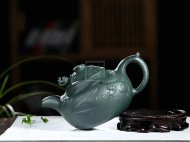 《云龙》宜兴紫砂壶高级工艺美术师手工民国绿泡茶壶鱼化龙茶具
