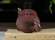 《秀竹壶》宜兴名家紫砂壶助理工艺美术师手工紫泥泡茶壶茶具家用套装