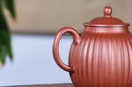 《高菱花》宜兴紫砂壶壶老师底槽青工艺美术师手工菱花茶壶