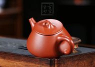 《子冶石瓢》宜兴紫砂壶大红袍全手工纯手工茶壶茶具石瓢