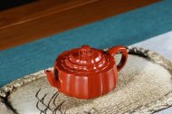《菱花井栏》宜兴紫砂壶工艺美术师手工大红袍泡茶壶菱花井栏茶具