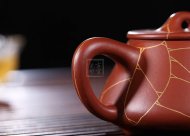 《金丝石瓢》宜兴紫砂壶工艺美术师手工大师大红袍泡茶器石瓢