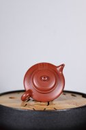 《虚扁》宜兴紫砂壶助理工艺美术师全手工大红袍泡茶壶虚扁茶具