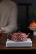《双龙石鼓》宜兴工艺美术师手工紫砂壶创新壶全手工段泥泡茶壶