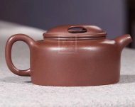 《牛盖莲子》宜兴紫砂壶高级工艺美术师手工拼紫泥牛盖莲子茶壶茶具