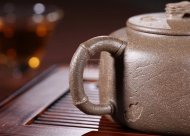 《竹节供春》宜兴紫砂壶青段工艺美术师手工茶壶茶具