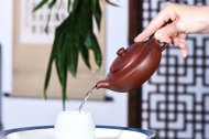 《汉扁》宜兴紫砂壶工艺美术师手工底槽青泡茶壶汉扁茶具