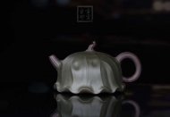 《荷叶》宜兴名家紫砂壶工艺美术师手工民国绿，紫泥功夫茶具茶壶家用