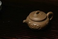 《仿古如意》宜兴紫砂壶助理工艺美术师手工顶级蟹壳青茶壶泡茶具仿古如意