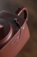 《四方劲竹》宜兴紫泥紫砂壶纯手工四方茶壶茶具
