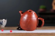 《秦权》宜兴紫砂壶工艺美术师纯手工大红袍中壶茶具泡茶壶秦权