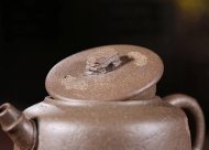 《竹节供春》宜兴紫砂壶青段工艺美术师手工茶壶茶具