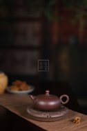 《一粒珠》宜兴一粒珠紫砂工艺美术师手工紫泥泡茶壶套壶