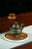 《三足龙泉》宜兴紫砂壶工艺美术师纯手工民国绿泡茶壶创新壶茶具