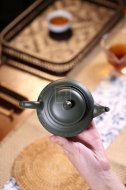 《心经笑樱》宜兴紫砂壶工艺美术师手工顶级民国绿泡茶壶礼品笑樱
