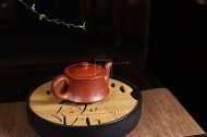 《曲壶》宜兴紫砂壶工艺美术师手工大红袍曲壶茶壶茶具