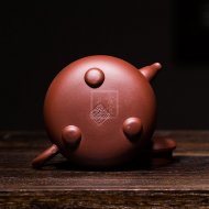 《三足韵玉》紫砂壶全手工茶壶老师底槽青壶