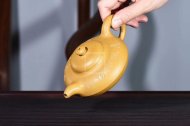 《合欢》紫砂壶黄金段泥全手工老师收藏重器合欢