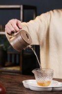 《高竹节》宜兴紫砂壶实力派名家纯手工龙血段泥茶壶茶具