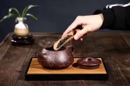 《金丝石瓢》宜兴紫砂茶壶工艺美术师保真纯手工紫泥石瓢