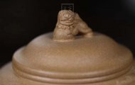 《汲古茶仓》宜兴纯手工紫砂壶黄段茶壶茶具