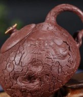 《龙供春》宜兴紫砂壶工艺美术师手工紫泥供春茶壶茶具