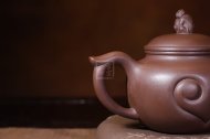 《福猴》宜兴紫砂工艺美术师手工紫泥泡茶壶套壶