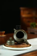 《三足龙泉》宜兴紫砂壶工艺美术师纯手工民国绿泡茶壶创新壶茶具