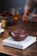 《金砂竹韵》宜兴紫砂壶纯手工底槽青，段泥泡茶壶