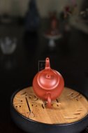 《饮月》宜兴市紫砂壶红皮龙全手工工艺美术师制作月饮茶具套壶