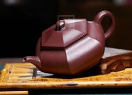 《六方》宜兴紫砂壶工艺美术师纯手工紫泥泡茶壶六方茶具
