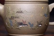 《泥绘汉瓦》宜兴紫砂壶工艺美术师手工青段泡茶壶茶具汉瓦