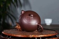 《竹节西施》宜兴紫砂壶工艺美术师纯手工紫泥茶壶全手工西施紫砂壶
