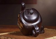 《柴烧龙腾盛世》宜兴紫砂壶宫灯高级工艺美术师手工黄龙山底槽青壶家用高级工艺美术师茶壶套装精品