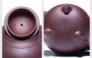《三阳开泰》宜兴紫砂壶助理工艺美术师手工底槽青